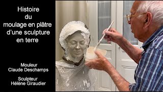 Histoire du moulage en plâtre dune sculpture [upl. by Eintruoc645]