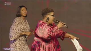 Sister 𝐉𝐔𝐃𝐈𝐊𝐀𝐘 and Apostle Arome Osayi Sings Sounds Of Salem Emmanuel At FOG24 [upl. by Notliw]