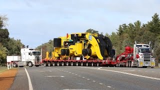 Australian Heavy Haulage  World’s largest wheel loader  Guinness World Record LeTourneau L2350 [upl. by Caren]