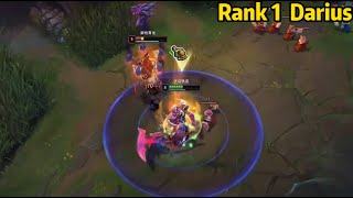 Rank 1 Darius You Will Witness ULTIMATE POWER of Darius 20 KILLS [upl. by Autrey311]