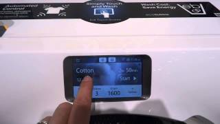 Samsung WW9000 Blue Crystal Washing Machine [upl. by Oiramej320]