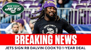 New York Jets SIGN DALVIN COOK to 1Year Deal Reportedly Worth Up to 86M  CBS Sports [upl. by Mann]