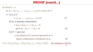 The Rank Nullity Dimension Theorem [upl. by Alleris]