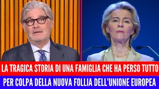 DEL DEBBIO RIMANE SCONVOLTO DAVANTI ALLA TRISTE STORIA DI UNA FAMIGLIA CHE HA PERSO TUTTO [upl. by Ellimak]