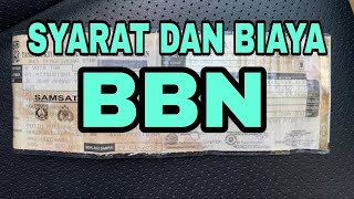 SYARAT DAN BIAYA BALIK NAMA KENDARAAN BERMOTOR ElangMautIndonesia [upl. by Ytiak]