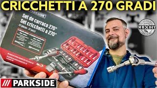 parkside lidl Set cricchetti a 270° 37 o 39 pezzi Chiavi a cricchetto 270 gradi bussola Recensione [upl. by Portia208]