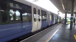 Elizabeth Line train departing from Stratford station [upl. by Flosi]