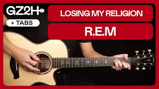 Losing My Religion Guitar Tutorial REM Guitar Lesson Chords  Strumming [upl. by Nivaj64]