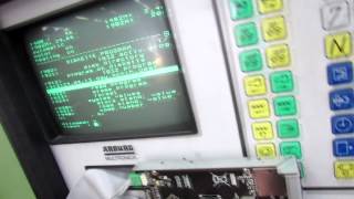 The HxC Floppy Emulator working with the Arburg 221M Multronica Plastic Injection Machine [upl. by Cruz]