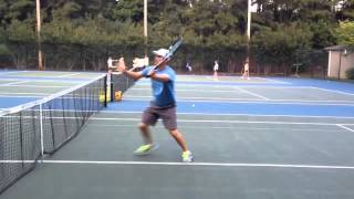 Tennis Tips How to Volley Close to the Net [upl. by Merv299]