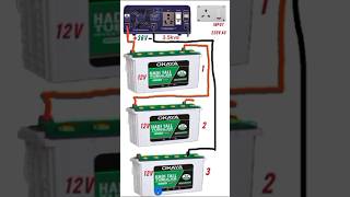 36 volts inverter connection hindi mein [upl. by Coster758]