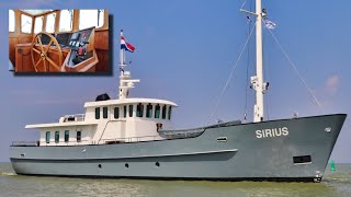 €11M STEEL Trawler Yacht FOR SALE 5000 NM Range MY Sirius [upl. by Baniez521]