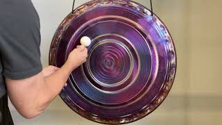 26quot Grotta Sonora Deep Gong  Purple Silver Stargate  The Gong Shop [upl. by Thevenot236]