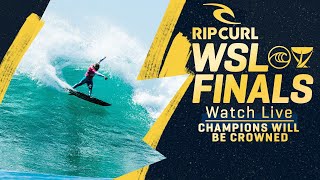 WATCH LIVE Rip Curl WSL Finals 2023 [upl. by Adnauqaj]