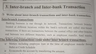 Inter Bank And Inter Branch Transaction [upl. by Teyugn]