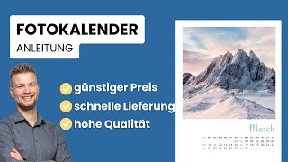 Fotokalender gestalten für 2025  Anleitung amp bester Anbieter [upl. by Parsifal441]