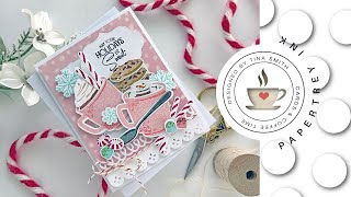 Cocoa Sweets and Cookies  Papertrey Ink Sweet Holidays  Christmas Cardmaking [upl. by Haneehs]