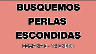 📚BUSQUEMOS PERLAS ESCONDIDAS📚 Semana 8  14 ENERO 📚 JOB 34 35🔎 [upl. by Stockwell]