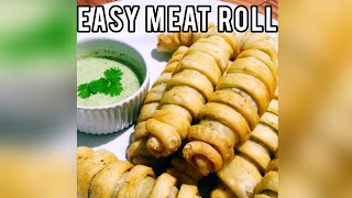 Easy Meat Roll recipe by CHEF FOODIE recipe20 [upl. by Stacia758]