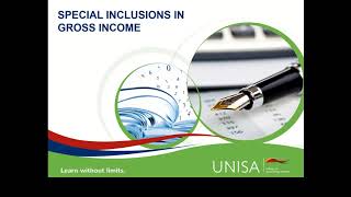 2022 LU 2 Special inclusions in gross income [upl. by Aryamoy]