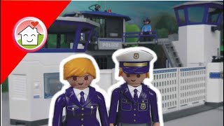 Playmobil Polizei film deutsch Ausbruch aus dem Gefängnis  Kinderfilm von Familie Hauser [upl. by Gnud]