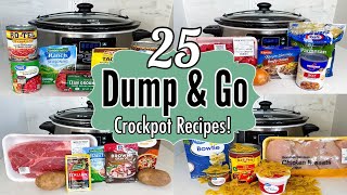 25 EASY DUMP amp GO CROCKPOT DINNERS  SO GOOD SIMPLE amp TASTY SLOW COOKER RECIPES  JULIA PACHECO [upl. by Valleau818]