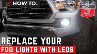 How To Replace Tacoma Fog Lights with LED Bulbs [upl. by Enelahs]