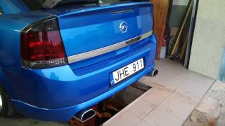 Opel Vectra OPC Z28NET straight stainless steel 3 exhaust [upl. by Backer7]