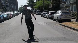 How to backside powerslide on a skateboard [upl. by Mathe484]