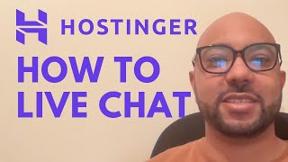 How to Live Chat Support with Hostinger A StepbyStep Guide [upl. by Dwyer]