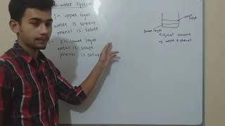 Phenol water system  Partial Miscible Liquids  Completely Explained  For FSc part 1 students [upl. by Coh652]