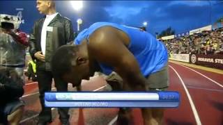 Ostrava GOLDEN SPIKE 2010 300m Men USAIN BOLT won in 30 [upl. by Notlad806]