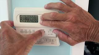 How to Reset White and Rodgers Thermostat [upl. by Gareth]