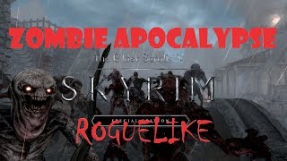 Skyrim Special Edition ZOMBIE APOCALYPSE ROGUELIKE Live Stream [upl. by Oetsira]