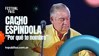 Por qué te nombro por Cacho Espíndola en Chamamé  Festival País 2024 [upl. by Anerev520]