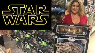 Storage Wars Auction We just SCORED a Star Wars Collection for 4300 [upl. by Irdua931]