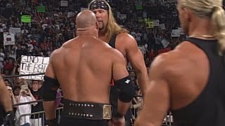 Goldberg Comes Out To Answer Kevin Nash’s Request For Them To Tag V Hulk Hogan amp The Giant WCW [upl. by Derfliw]