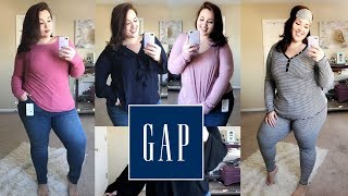 WILL IT FIT Gap Try On Haul Plus Size Fashion [upl. by Erreit427]