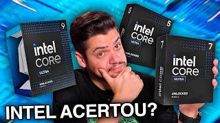 LANÇAMENTO dos INTEL CORE ULTRA 200K pra PC QUAIS as NOVIDADES e a PERFORMANCE VALE a PENA [upl. by Assirec541]