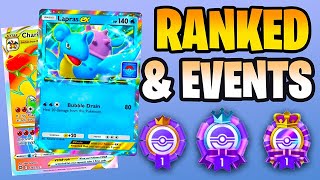 MORE RARE THAN CROWN RARE Ranked Events amp More  Pokemon Pocket [upl. by Pippo]