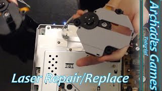 PlayStation Laser Repair and Replace Tutorial [upl. by Donica]