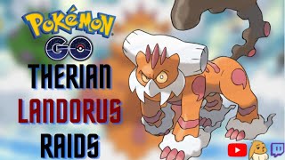 Therian Landorus is the STRONGEST Ground type Pokemon in Go  Boosted Raids via our Discord [upl. by Drice981]