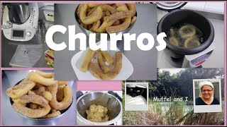 Churros frittiertes Gebäck wie von der Kirmes [upl. by Ynotna]