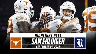 Sam Ehlinger Highlights Texas vs Rice 2019  Stadium [upl. by Eceela]