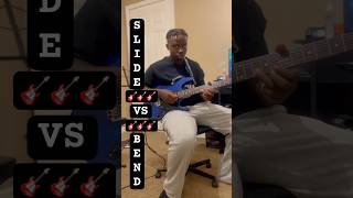 Slide vs Bend iplaymyway iworkhard guitar music musician youtubemusic youtuber [upl. by Eisenstark]