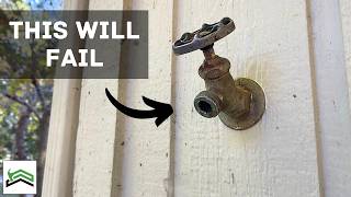 Installing An Outdoor Faucet That Will Never Freeze [upl. by Gustin]