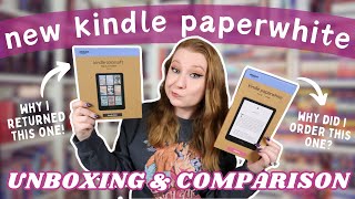 The New Kindle Paperwhite 💙  Unboxing amp Comparison to the Kindle Colorsoft  Honest Review [upl. by Nit]