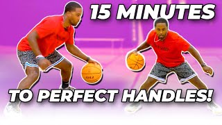 ELITE AtHome Dribbling Workout Just 15 Minutes 🏀 Follow Along Ball Handling [upl. by Sibilla873]