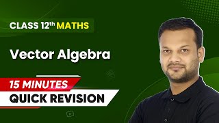 15 Minutes Masterclass Quick Revision of Vector Algebra  Class 12 Maths [upl. by Osrock]