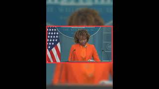 Karine Jean Pierre Doubles Down On Rhetoric Trump Vance Threat To Democracy [upl. by Dean]